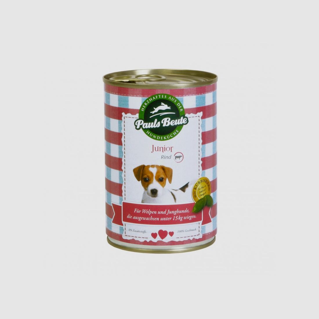 Pauls Beute Hunde Nassfutter Junior Rind 800g