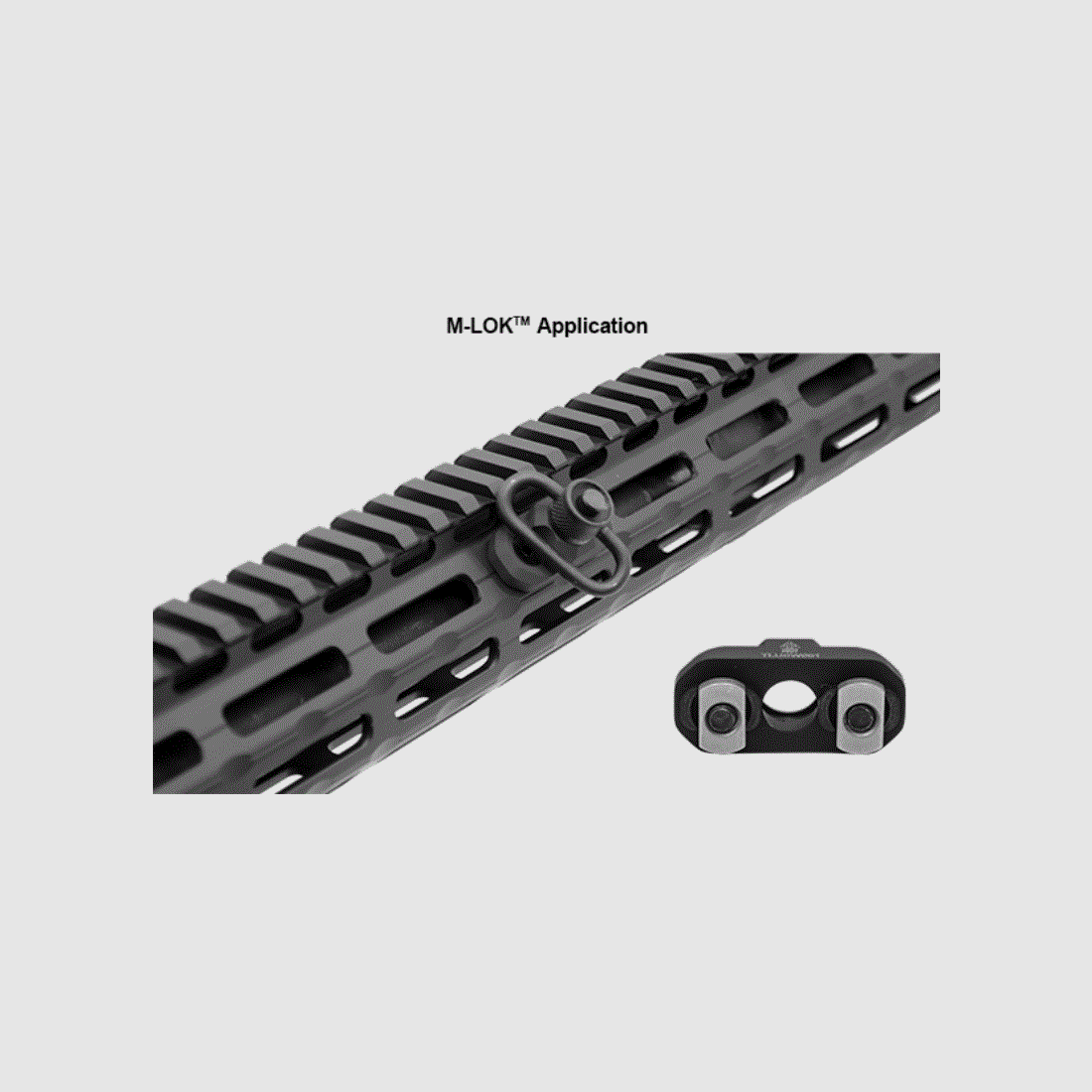 UTG PRO® M-LOK® Standard QD Sling Swivel Adaptor,, Bild 3 von 3