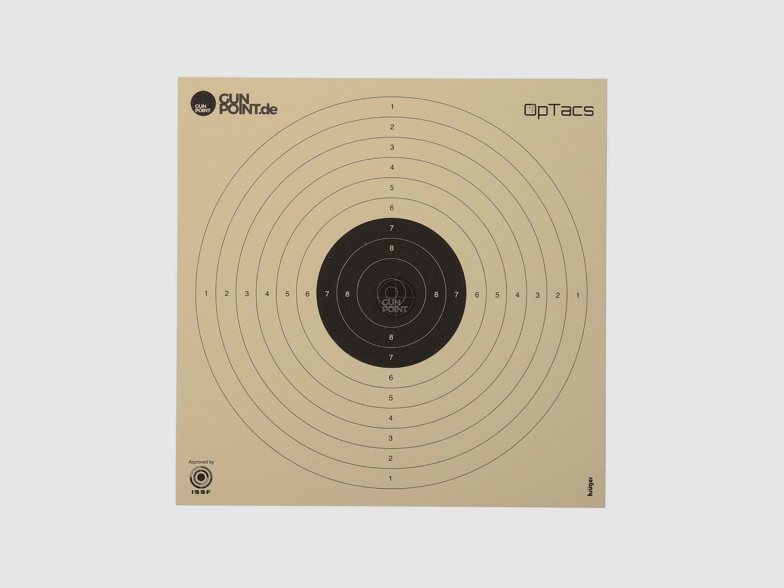 Luftpistolenscheibe 17 x 17 cm - versch. Abpackungen