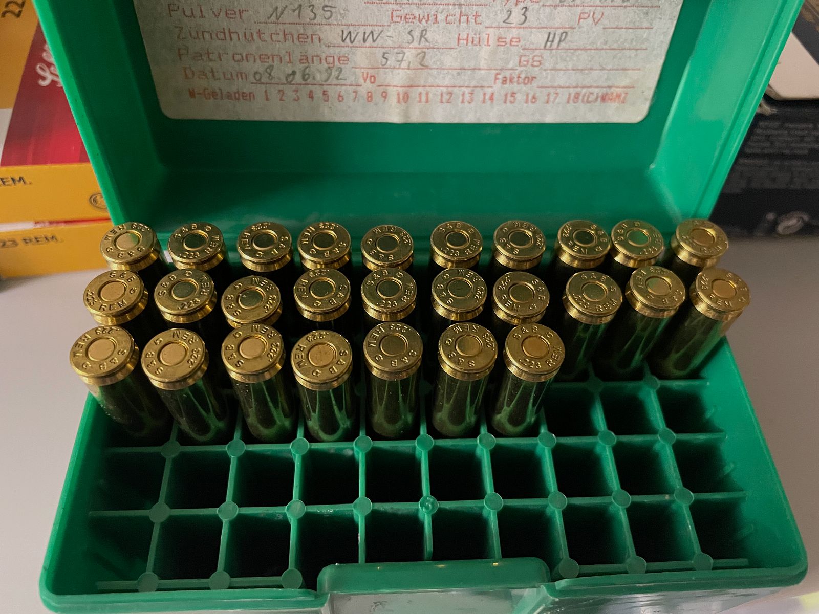 223 Rem Munition 326 Schuss für Jagd und Sport  (Sako, S&B, Magtech)