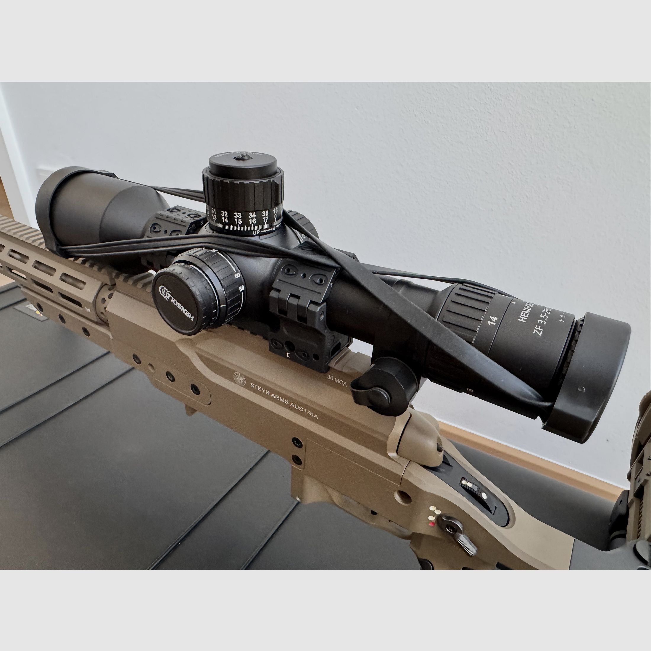 Exclusieve complete set-up – Steyr SSG M1 in .338 Lapua Mag. met verwisselbare loop 6.5 Creedmoor & premium accessoires