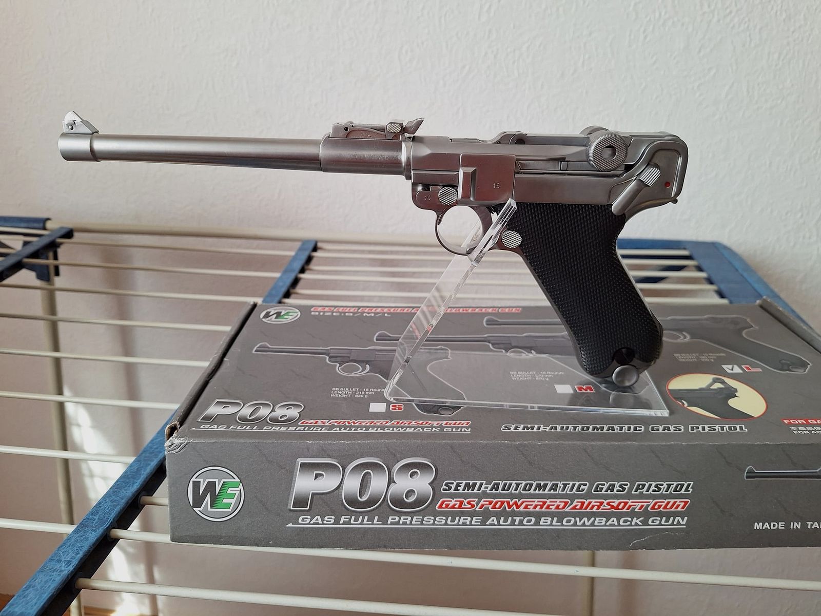 P 08 Gas cal 6mm BB unfired