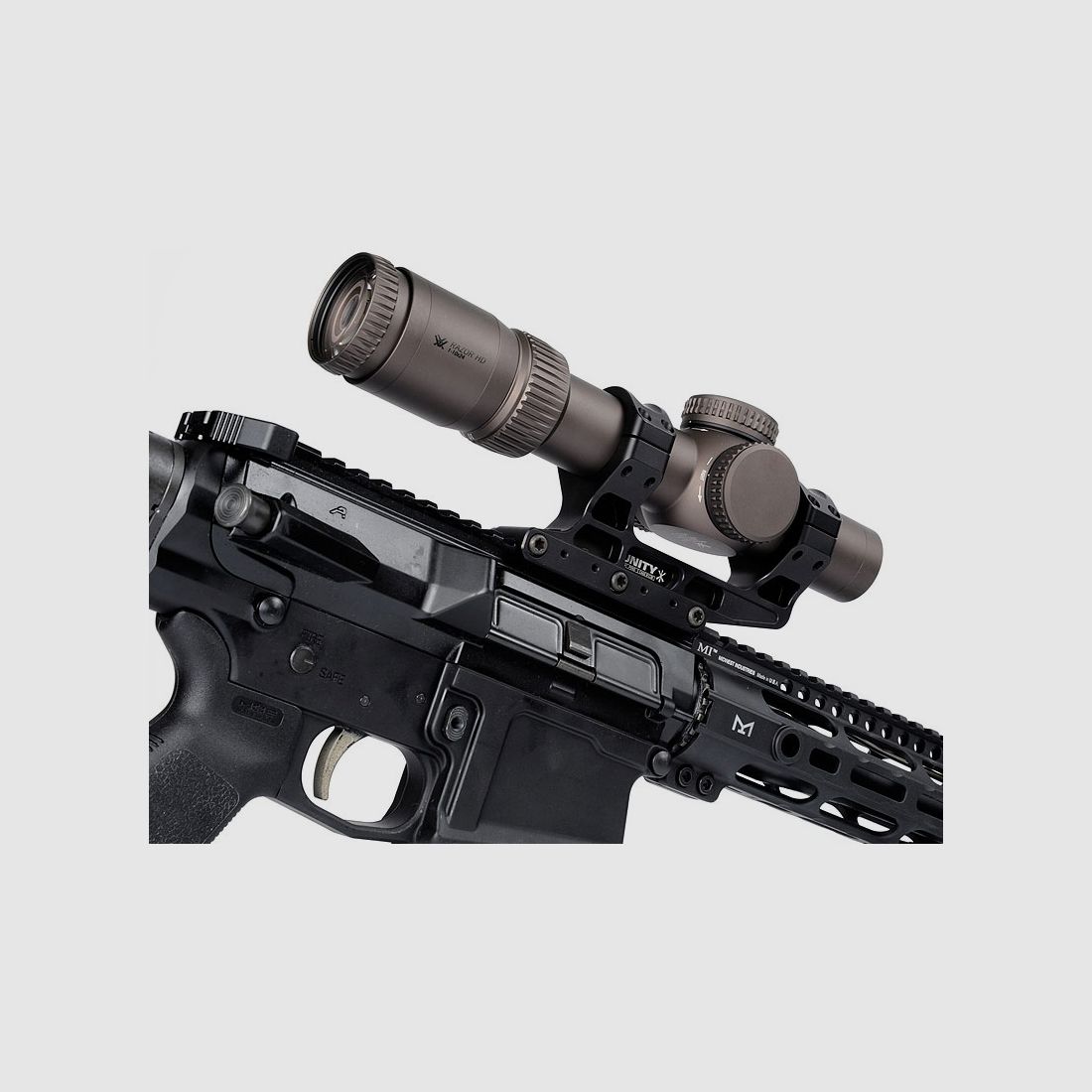 UNITY Tactical FAST LPVO Centreline 2.05" Montaggio a Blocco FDE, Diametro Anello 30 mm