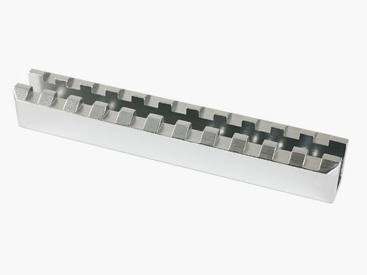 Picatinny-Schiene hoch Typ U für Ruger 10/22 silber