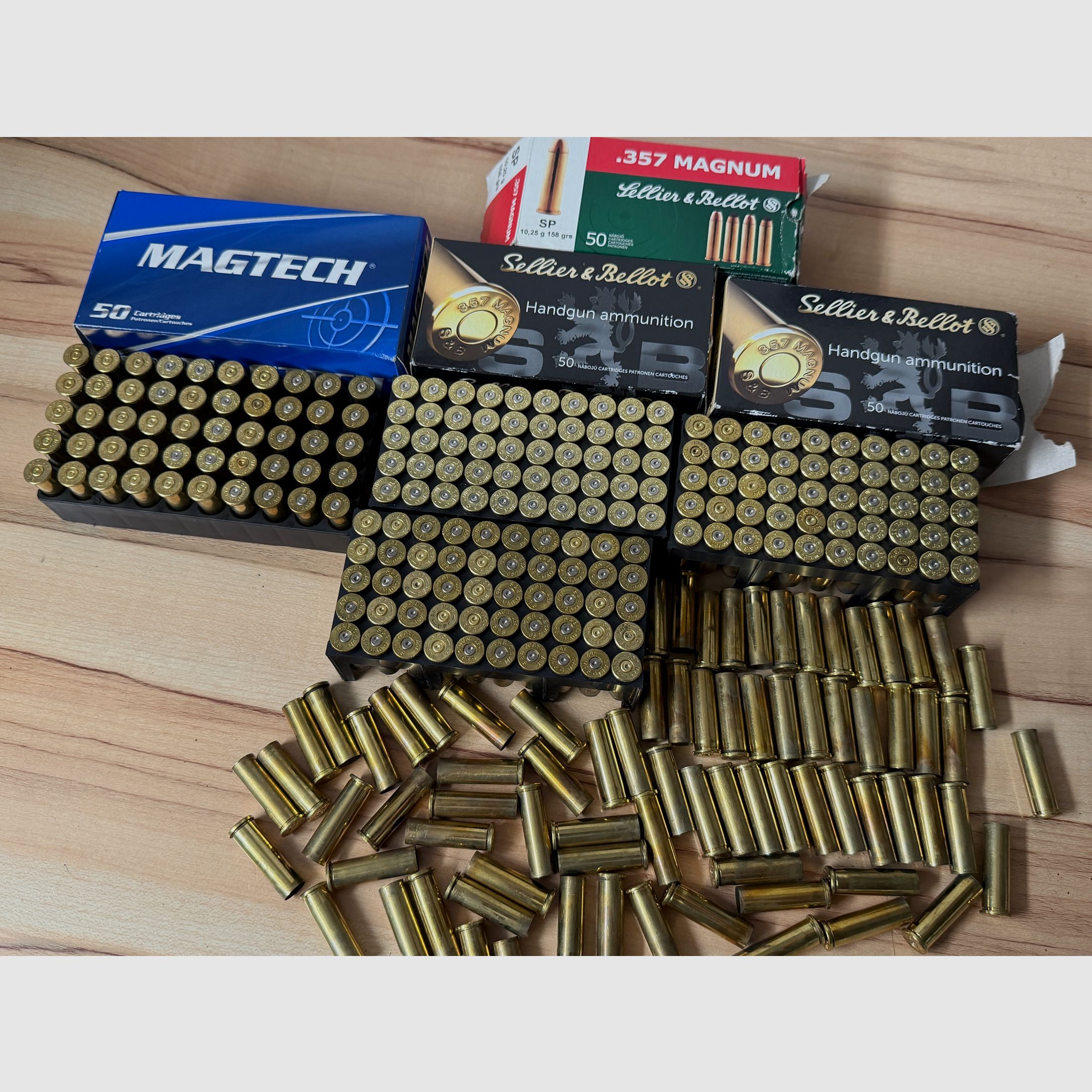 300 hulzen .357 Magnum S&B, Magtech patroonhulzen
