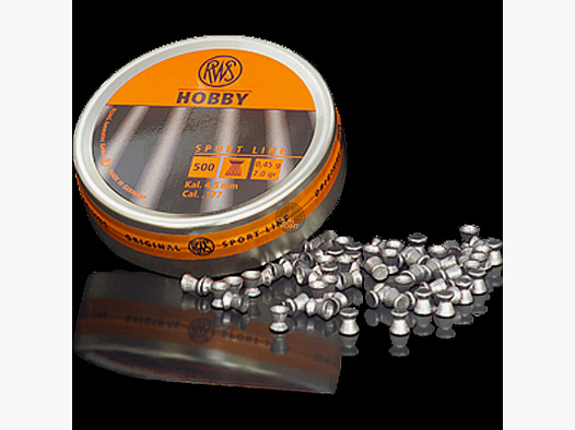 RWS Diabolos Hobby, geriffelt- Kal. 4,5 mm - 0,45g - 500 Stck.