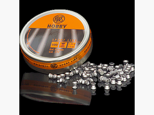 RWS Diabolos Hobby, geriffelt- Kal. 4,5 mm - 0,45g - 500 Stck.