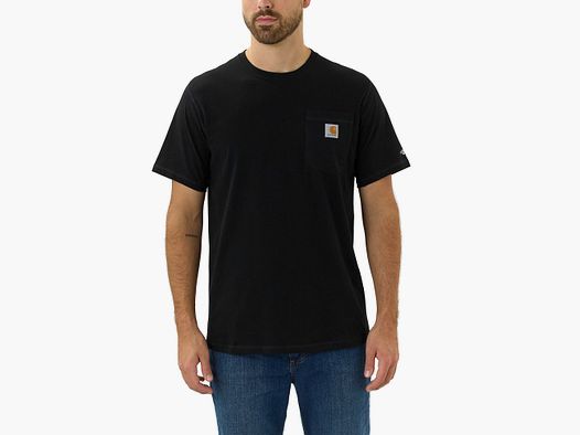 Carhartt Force Pocket T-Shirt Hommes Noir S