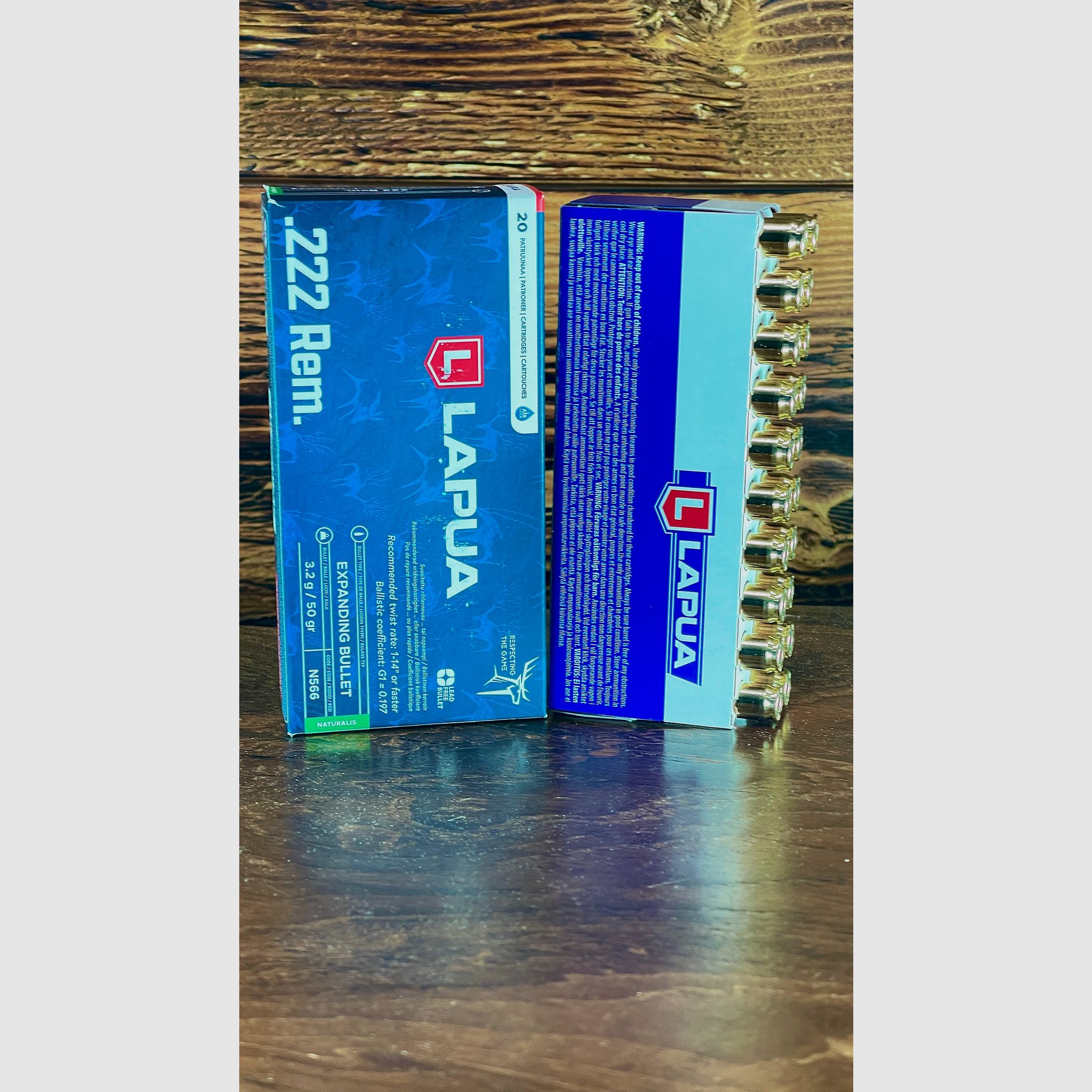 Lapua .222Rem. 3,6g (55 grs)