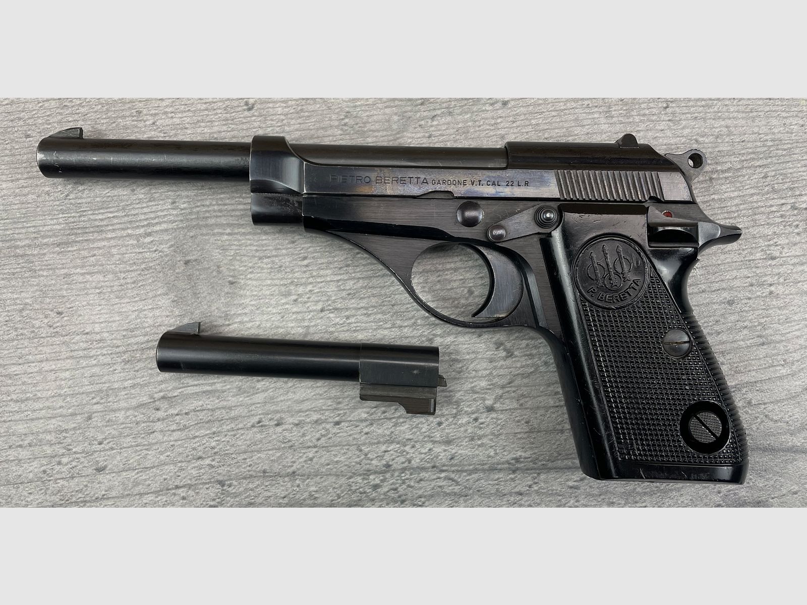 Pietro Beretta Mod. 72 KK-Pistole + langen Lauf & 1 Magazin -> Sammlerstück