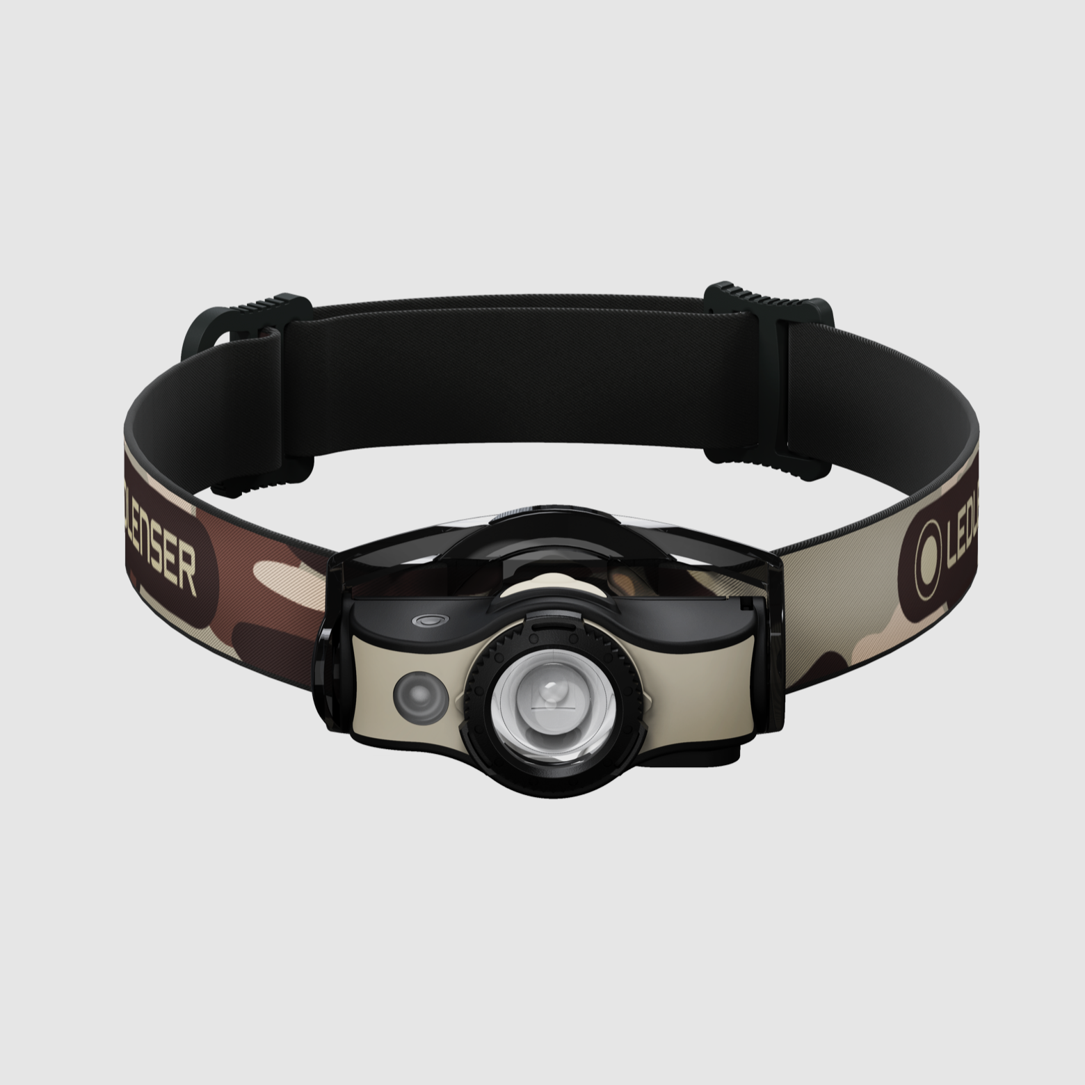 Ledlenser 502152 Lampa czołowa LED MH4 400 lumenów światło czerwone ładowalna czarna piaskowa kamuflaż, zdjęcie 2 z 4