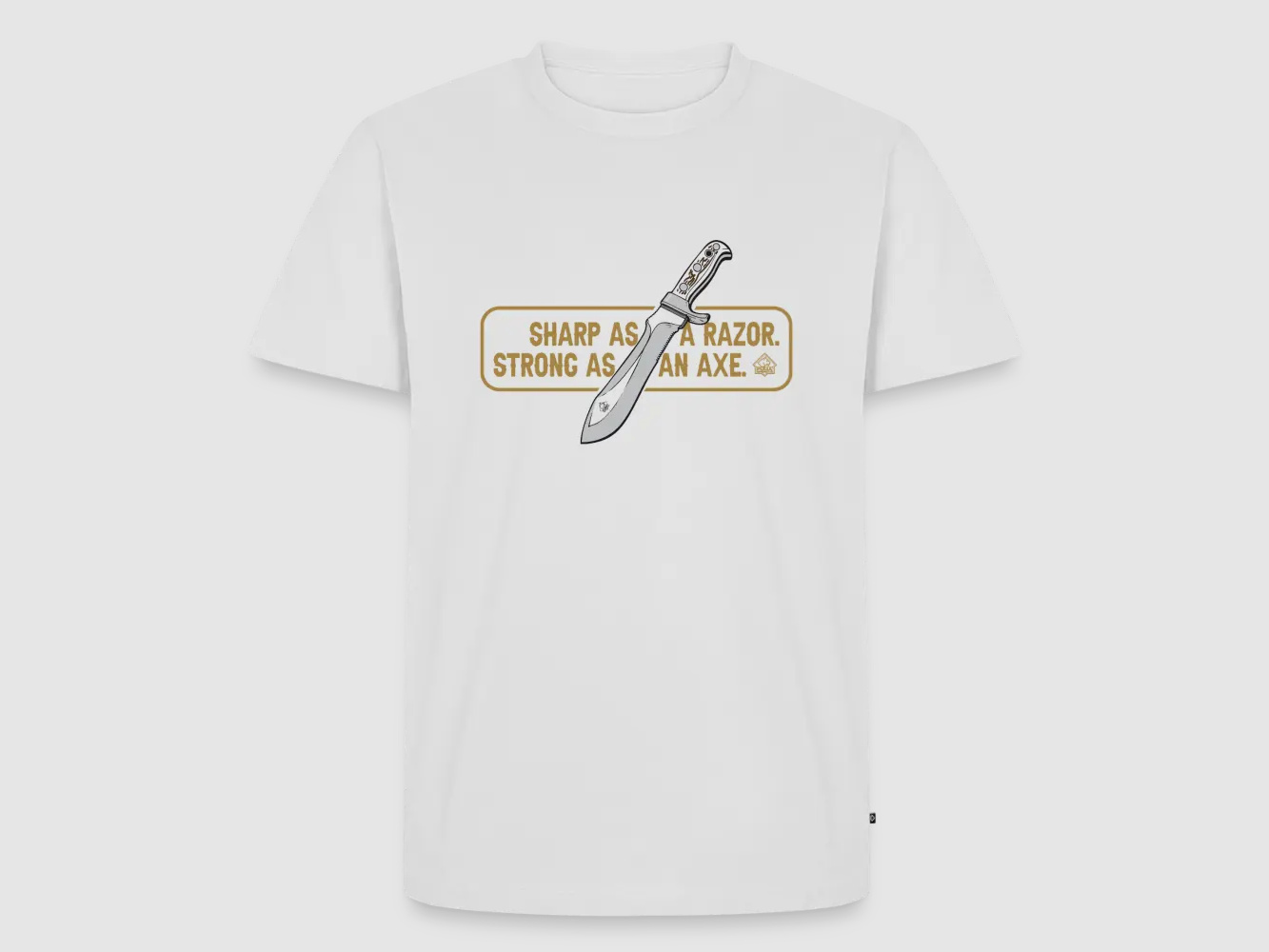 PUMA Men´s Premium T-Shirt "White Hunter Sharp & Strong"