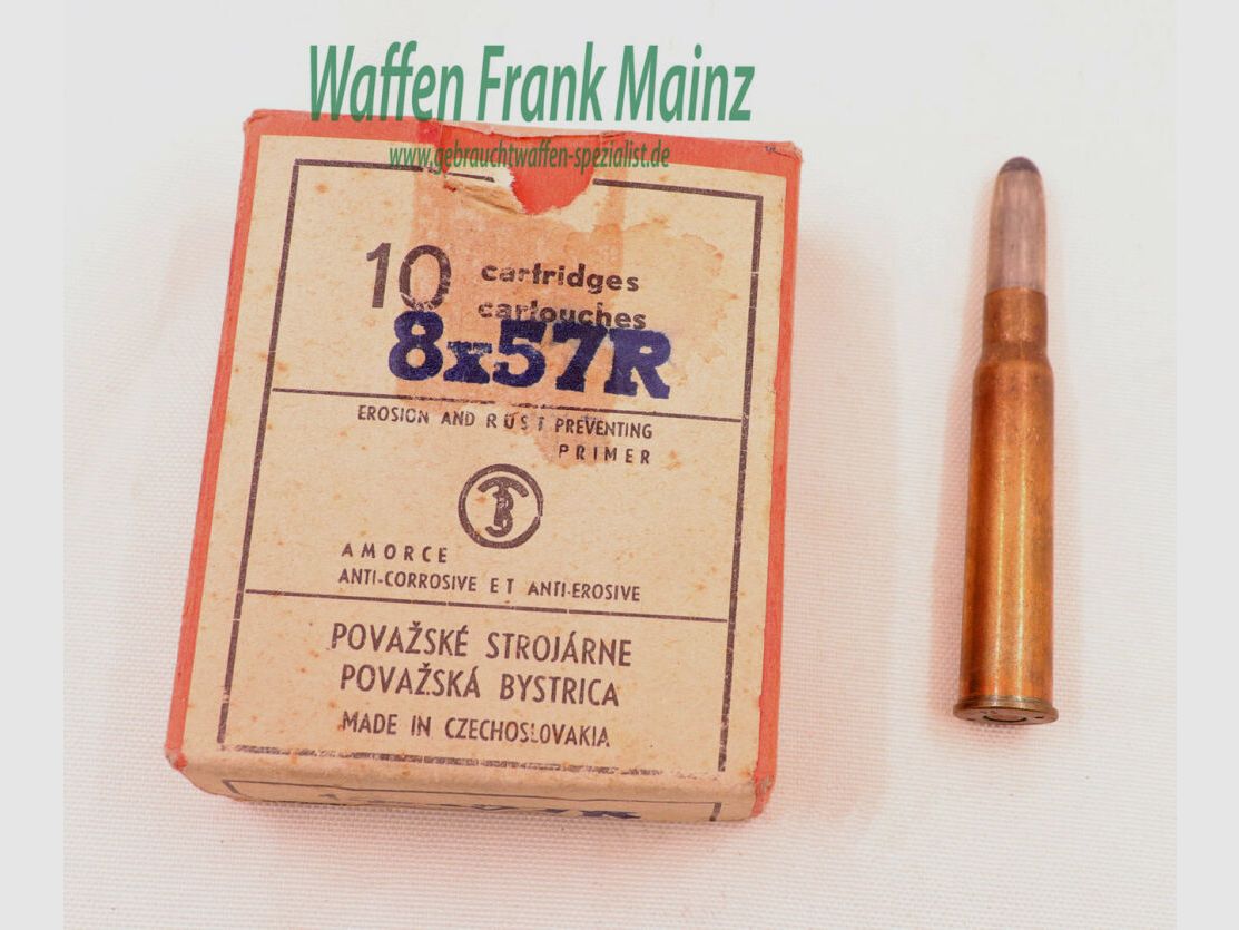 Sellier & Bellot CZ Cartouches de Fusil 8x57JR