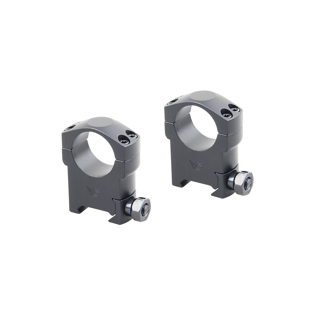 Ring set Vector 25.4 mm, 1.25", Weaver rail – Extra high