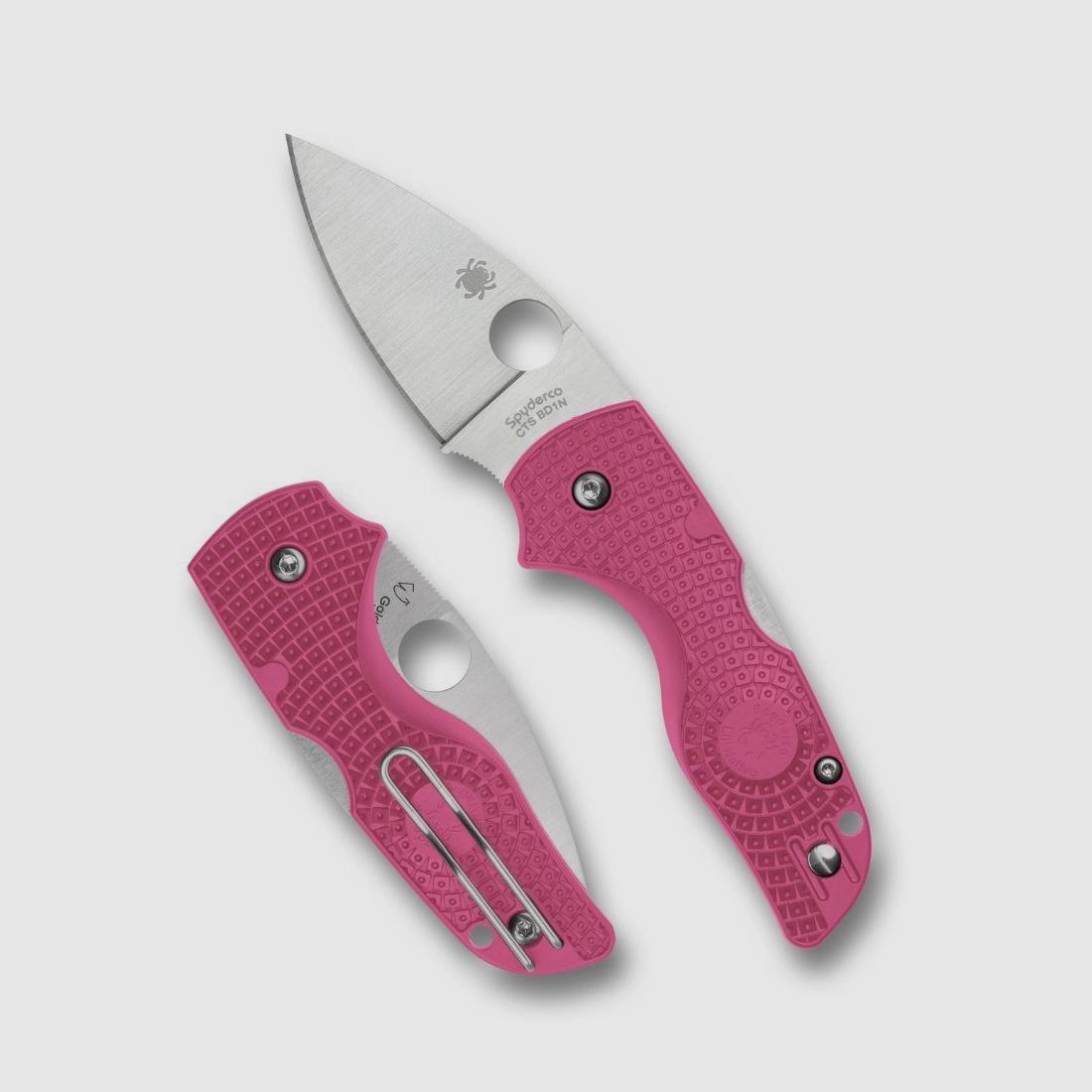Spyderco Lil’ Native® Lightweight Pink (Steel), image 6 of 6