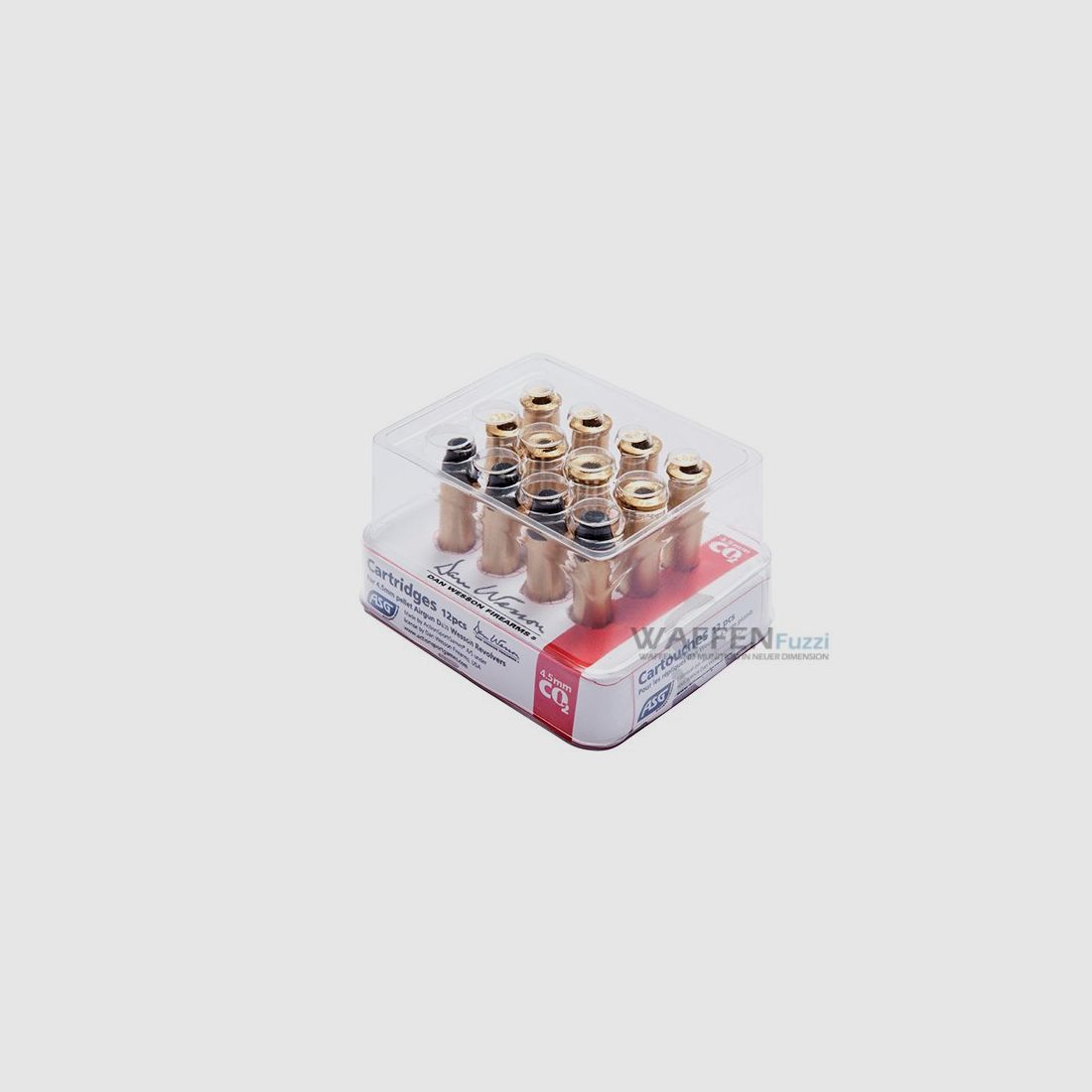 Shells for Dan Wesson CO2 Revolver 4.5mm Diabolo 12 pieces