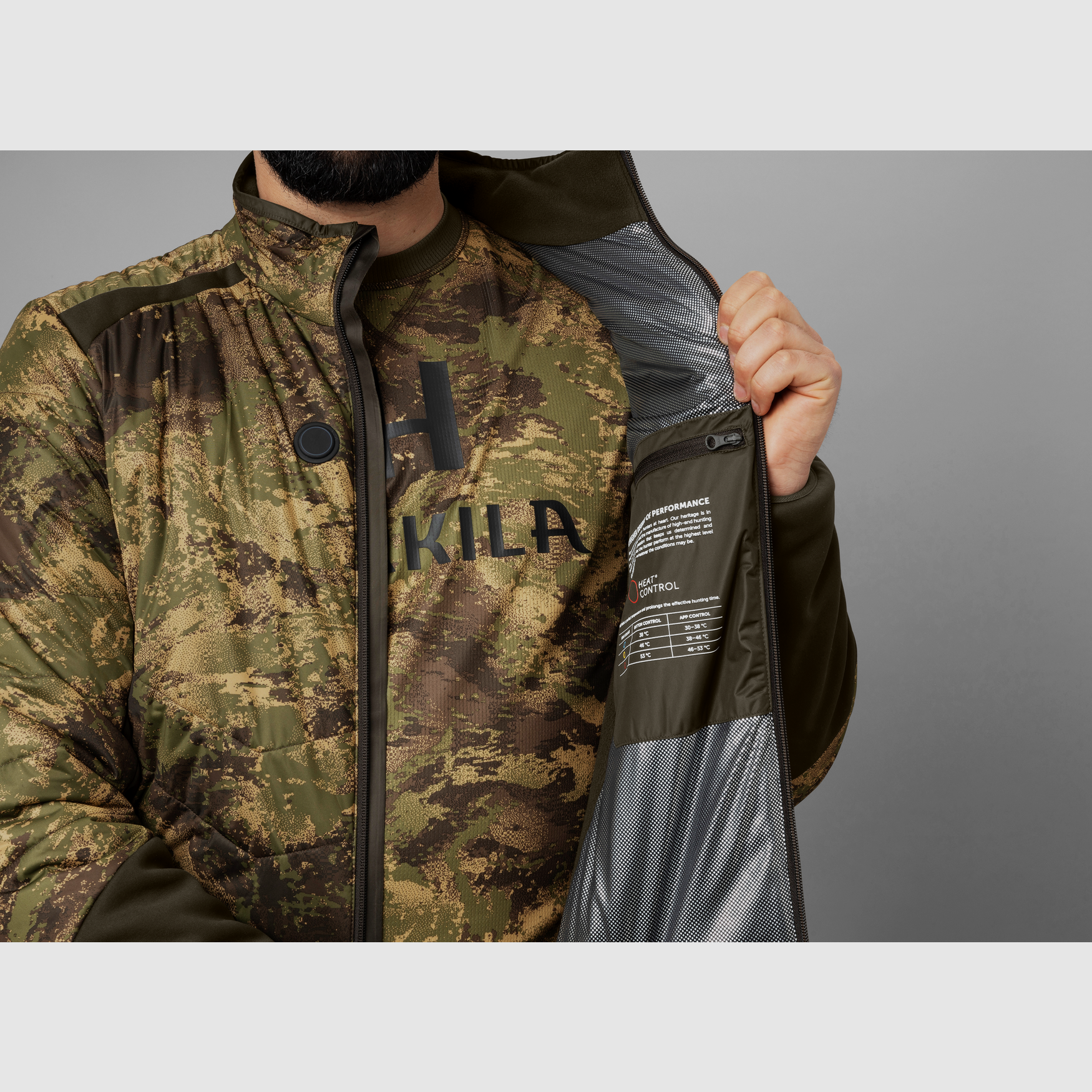 HÄRKILA veste chauffante Camo, image 3 sur 4