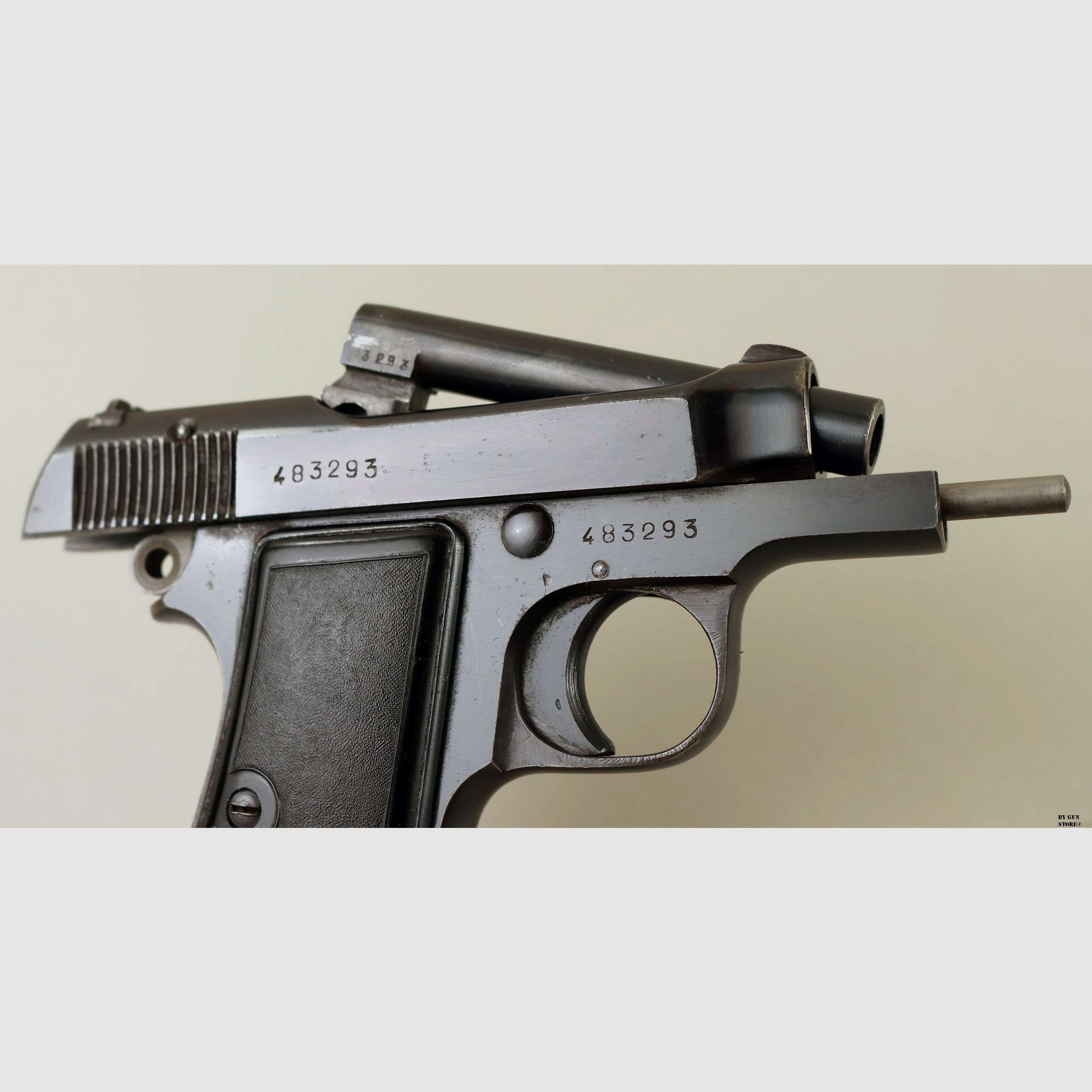 Pistola Beretta mod. 35 cal. 7,65 mm matr. 483293, immagine 8 di 8