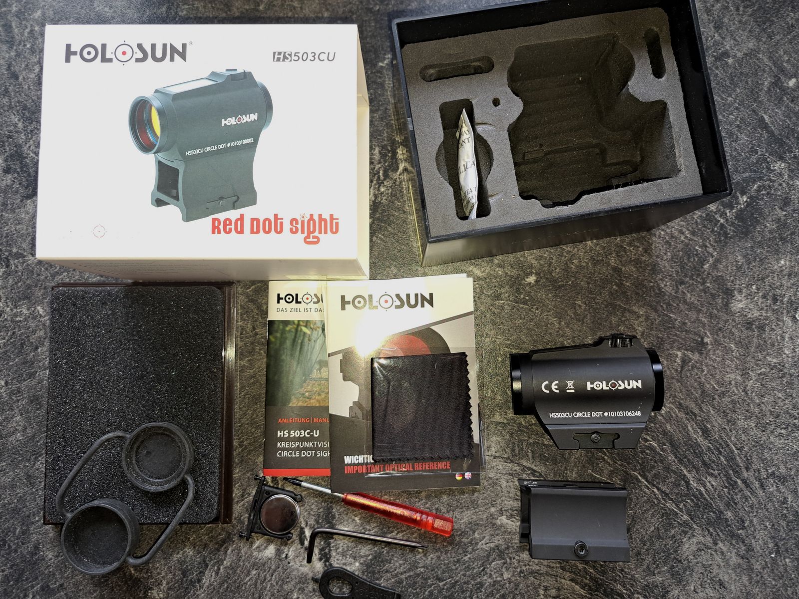 Red Dot Holosun HS 503CU Gebraucht ,sehr guter Zustand