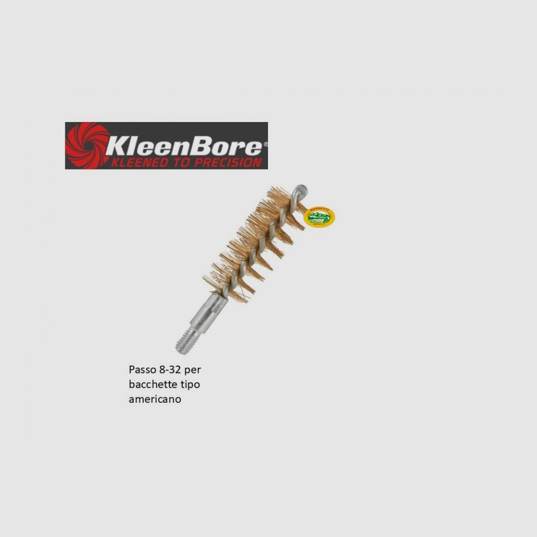 KLEEN BORE Reinigungsbürste Kal.50 aus phosphorisiertem Bronze