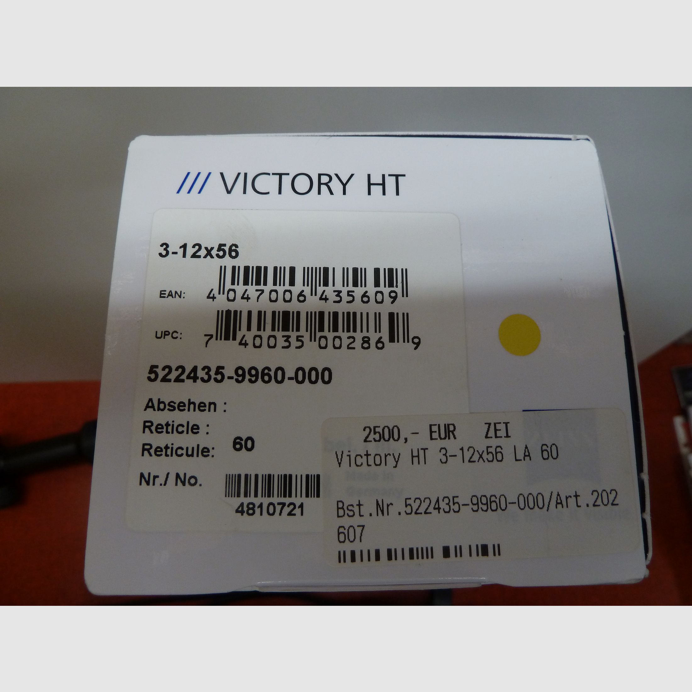 Zielfernrohr Zeiss Victory HT 3-12x56