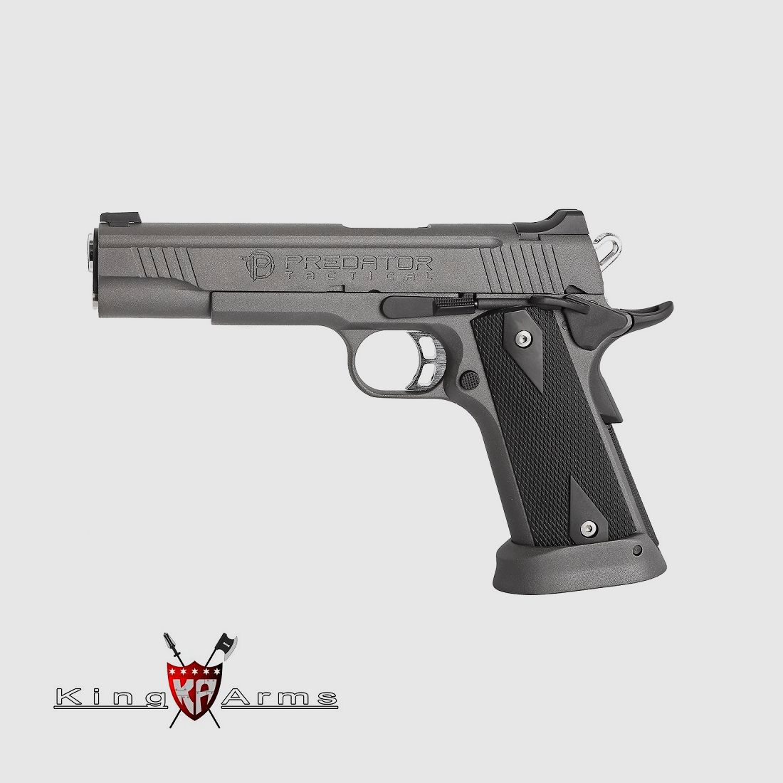 Pistole KING ARMS Predator Iron Shrike Urban Grey – 6 mm GBB