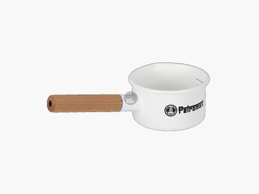Petromax Emaille Stieltopf wei 0,5 Liter
