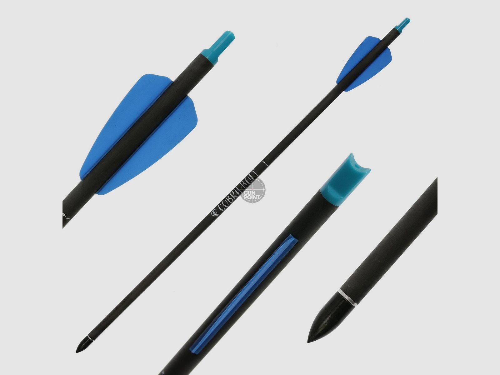 [Vorteilspack] Carbonbolzen | X-BOW FMA Bolzen fr Cobra System, Cobra R9 + R10 & Adder | 15 Zoll | Standard - 10 Stck