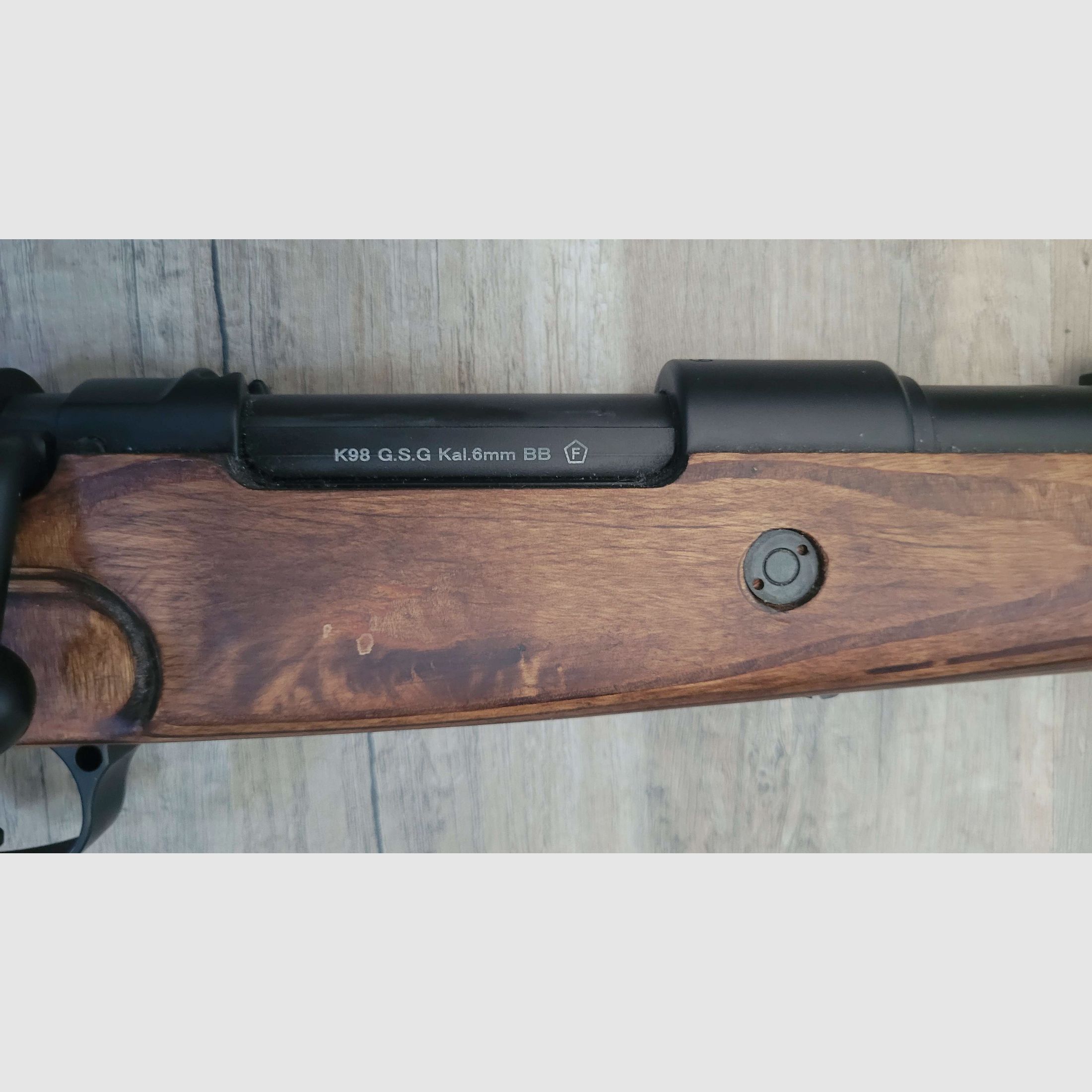 "750€ VB" Ares K98 1,6 joule 6mm BB + CNC Schiene Goetland Visier