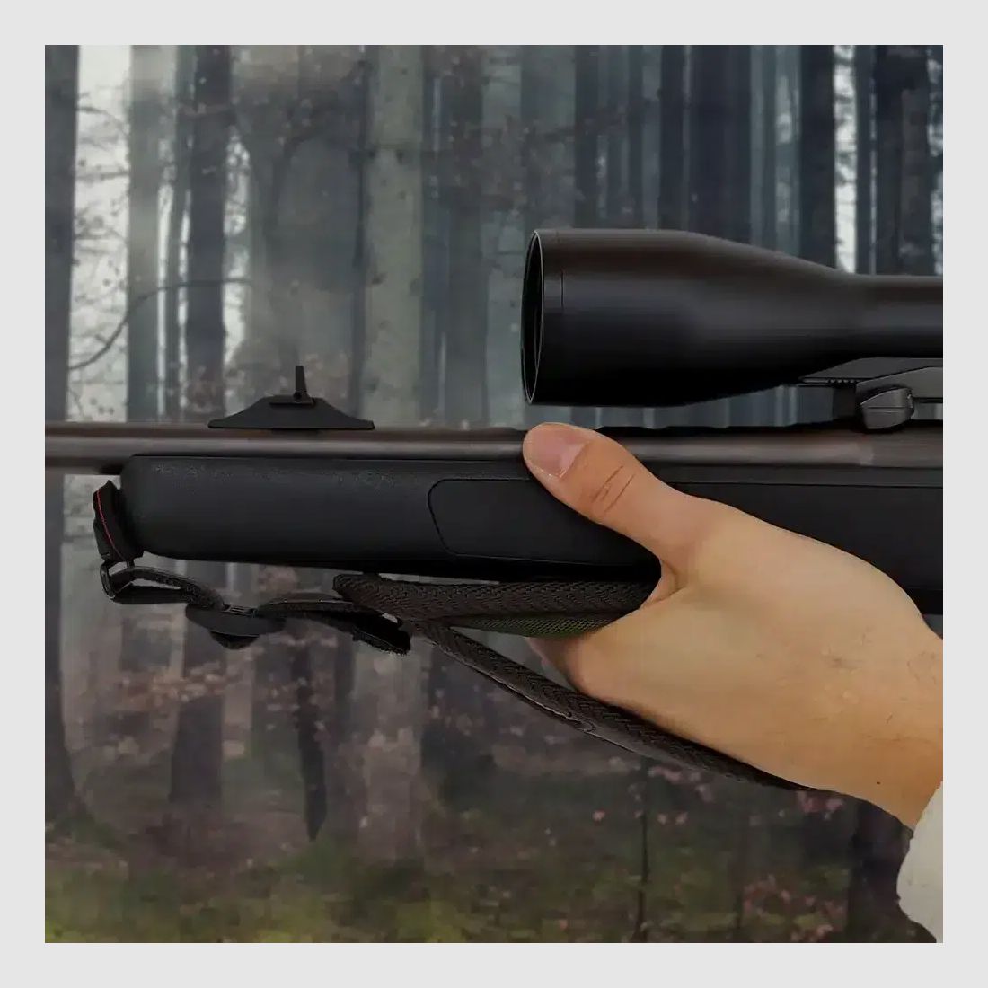 Correa de rifle de neopreno automático Niggeloh olivo