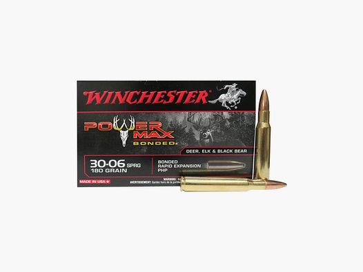 Cartucce Winchester cal. 30-06 SPRG Power Max Bonded 180 gr