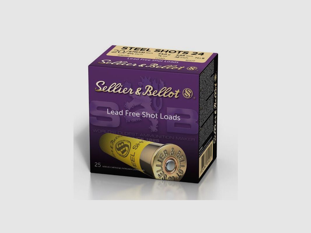 S&B Schrotmunition 20/67,5 24g, Bild 1 von 2