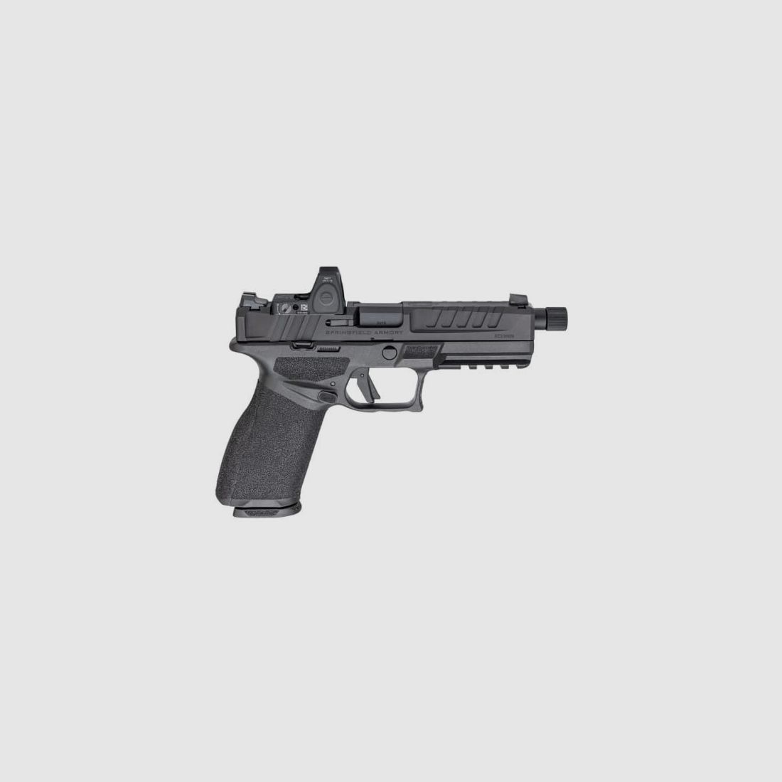 Pistola semiautomatica HS-ECHELON 3-Dot TRYT, cal. 9x19mm, canna da 5,19"; nera, immagine 1 di 4