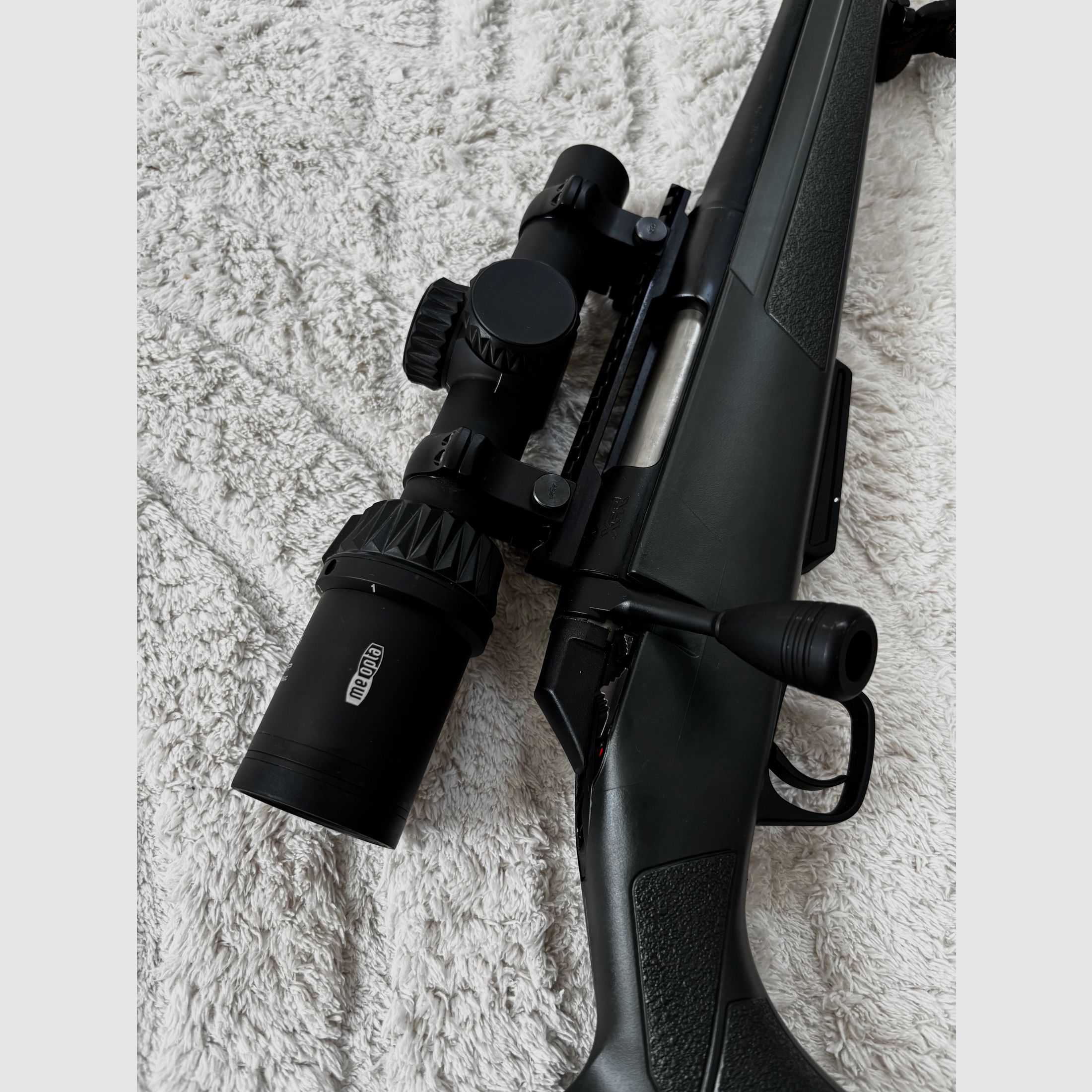 Winchester Repetierbüchse XPR Stealth.308 mit Meopta Zielfernrohr Optika6 1–6x24 RD SFP