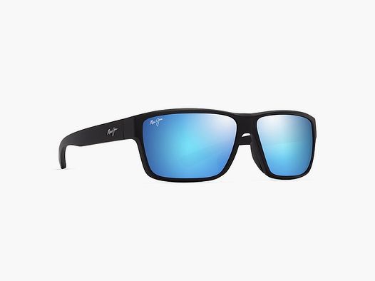 Maui Jim Uila Asian Fit Matte Black/Blue Hawaii Okulary przeciwsłoneczne