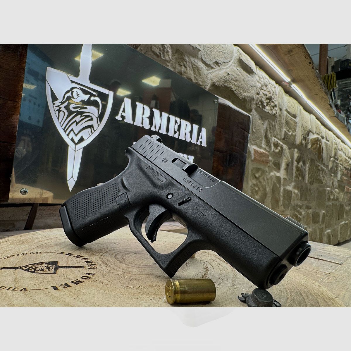 USADO – PISTOLA – GLOCK MOD. 42 cal. 380 AUTO | 9 CORTO, imagen 4 de 5