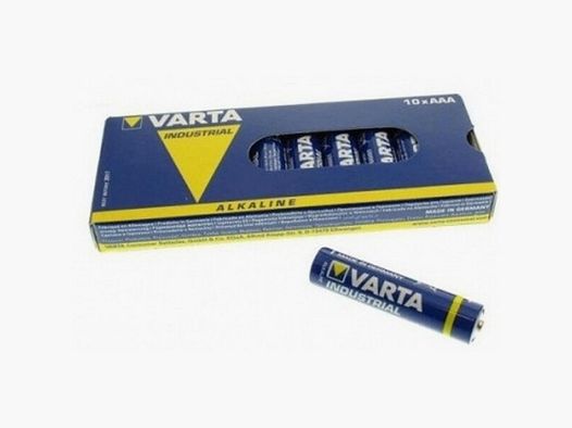 Varta Industrial 4006 Batterien AAA LR03 1,5V Micro 10er Pack