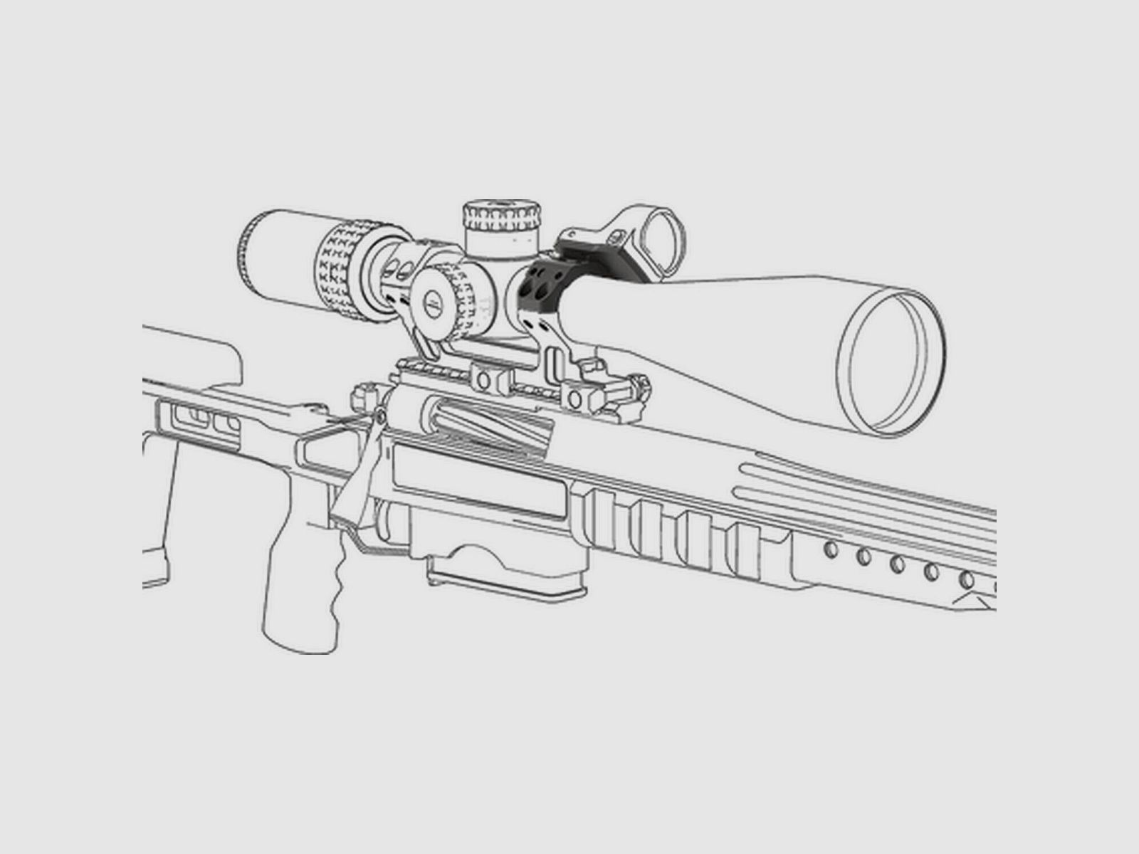 Vector Optics Kit Montage X-Accu 30 mm 4 Löcher, Bild 5 von 7
