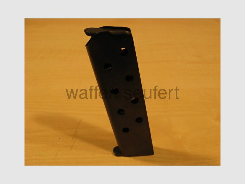 FN 1910/22 Wechselmagazin f. 9Patr. 7,65mm FN gestempelt