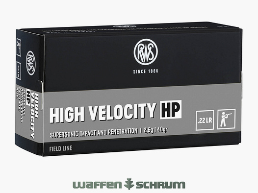 RWS High Velocity HP 2,6g - 40gr .22lr