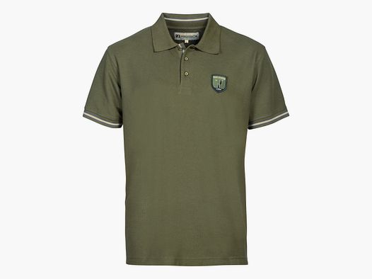 Percussion Poloshirt met Borduursel