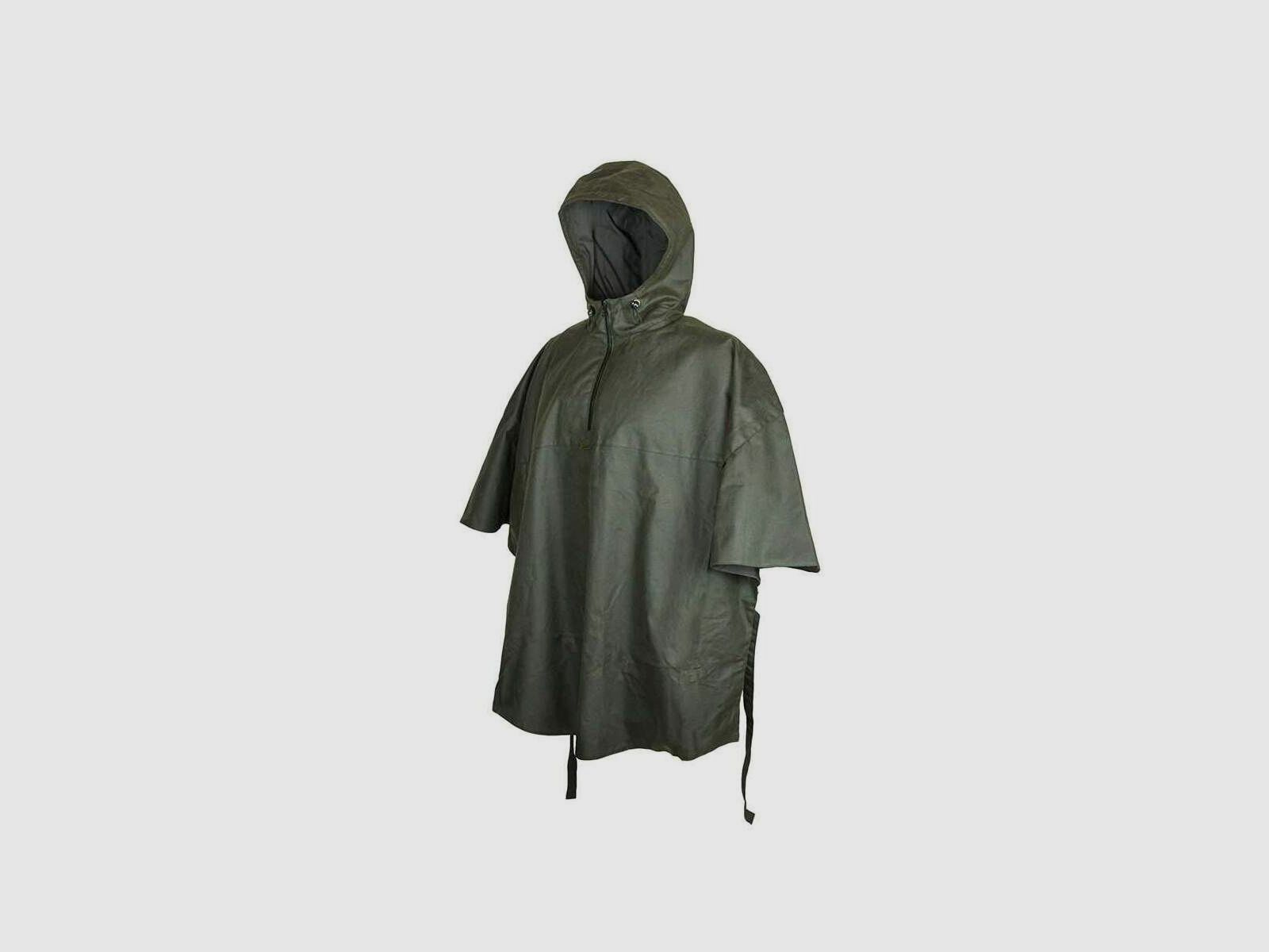 WALDKAUZ mantella impermeabile "Wassermann" in waxcotton, oliva, immagine 3 di 10