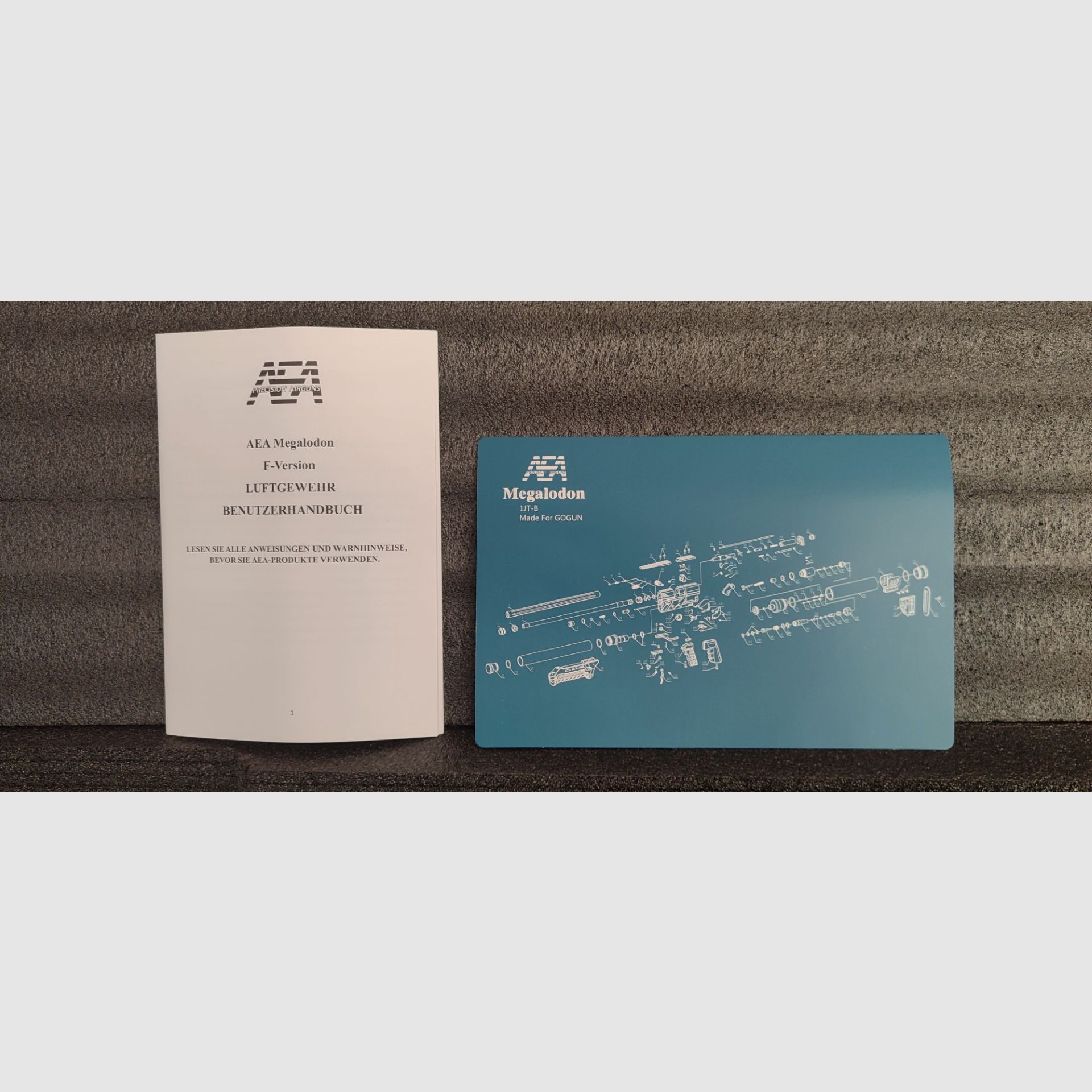 Luchtgeweer AEA Megalodon F-serie 7,5 Joule Nieuw! + Wapen tas!