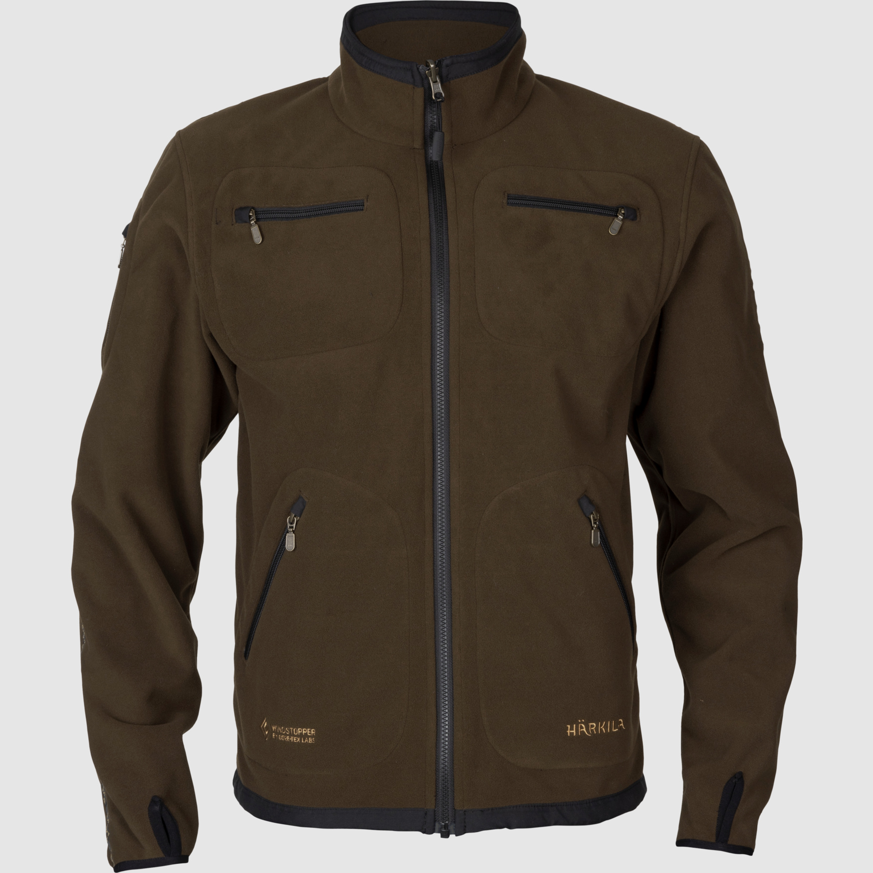 Härkila Kamko Fleecejacke Green/ Bordeaux