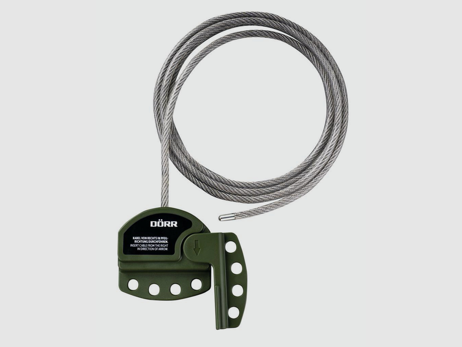 DÖRR 204452 Universal Kabelschloss 1,80 m