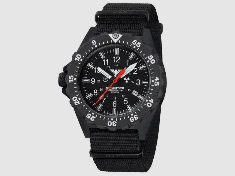 KHS KHS Montre Shooter MKII Field NATO Band - Noir