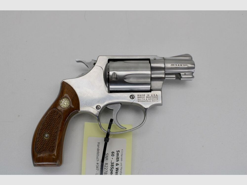 Smith & Wesson 60 Stainless klein & kompakt .38Special