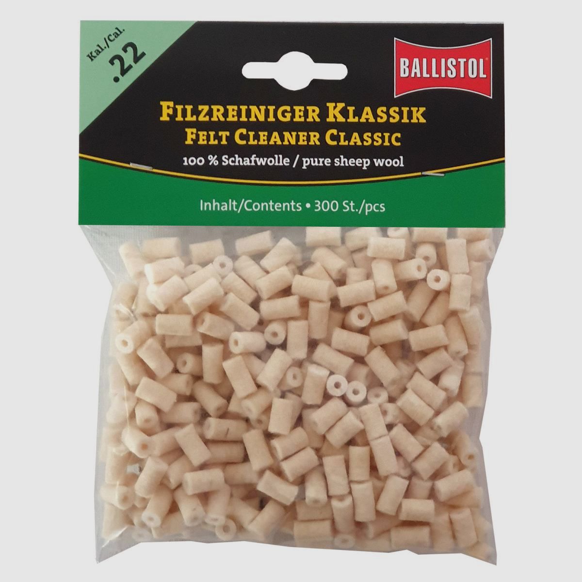 Ballistol Czyścik Filcowy Klasyczny / 300 szt. / Kal. .22