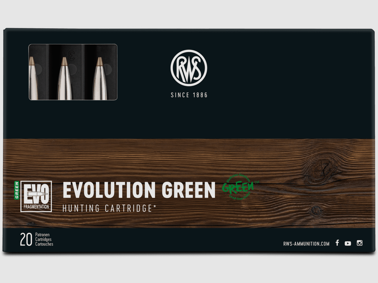 RWS 7x57 R Evo Green 127gr. - 20 Stk