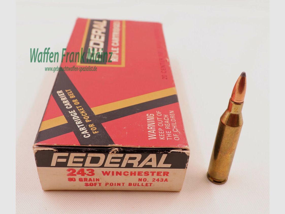 Federal / USA Cartouches de fusil .243Win